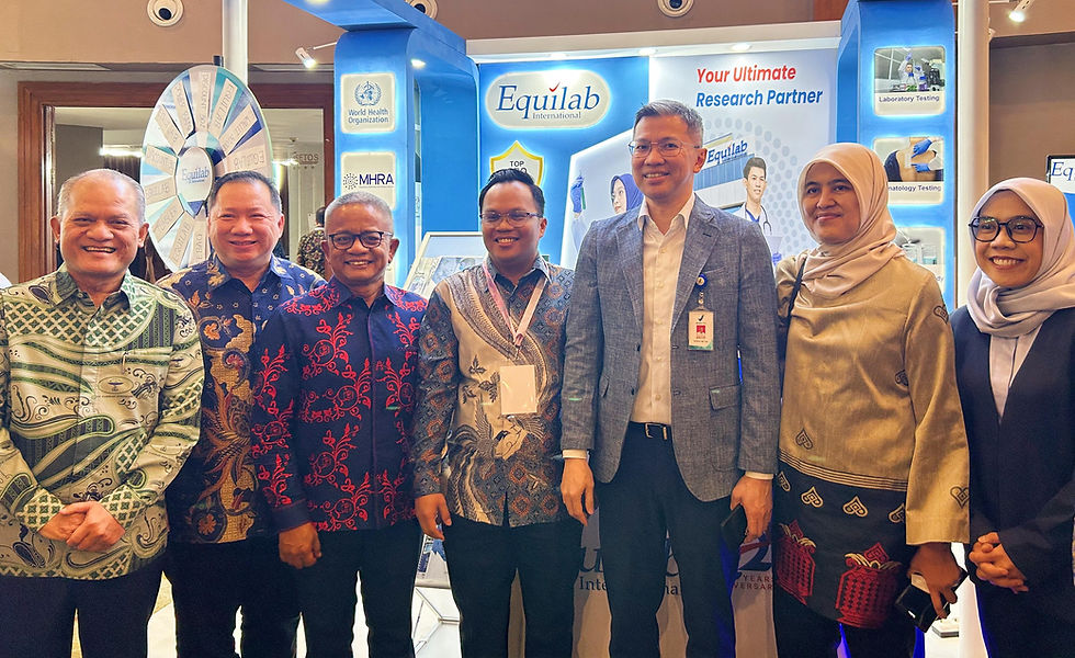 Ronal Simanjuntak Equilab International dengan William Adi Tedja BPOM
