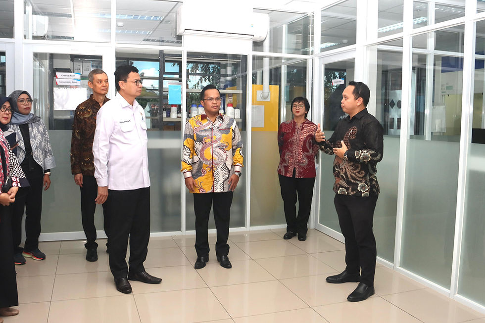 Head of BPOM visiting Equilab facility